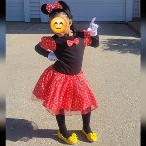 Kids minnie mouse costume